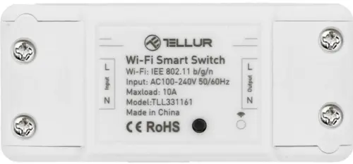 Intrerupator WiFi Tellur TLL331161, de linie, 2200W (Alb)