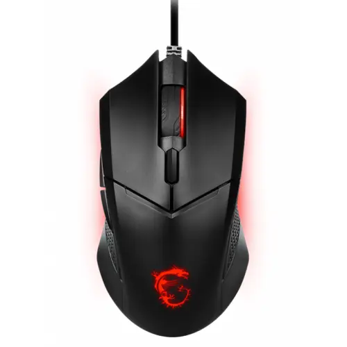 Mouse Gaming  Optic MSI Clutch GM08, USB, iluminare RGB (Negru)