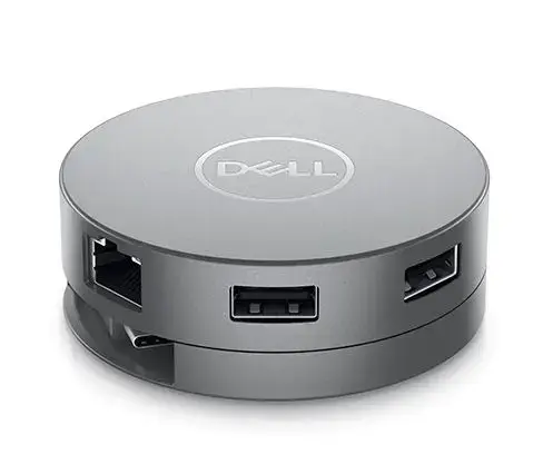 Docking Station Dell DA310, interfata USB-C, porturi : 2 x USB 3.1 type A, 1 x USB 3.1 (type C, HDMI, VGA, DisplayPort, LAN (Gri)