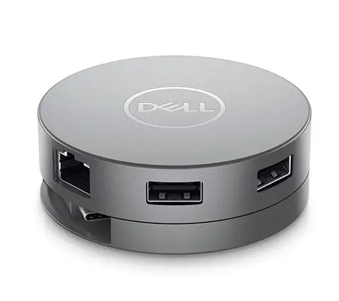 Docking Station Dell DA310, interfata USB-C, porturi : 2 x USB 3.1 type A, 1 x USB 3.1 (type C, HDMI, VGA, DisplayPort, LAN (Gri)