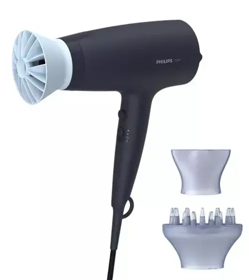 Uscator de par Philips  BHD360/20, 2100 W, 6 Viteze (Negru)