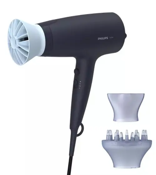 Uscator de par Philips  BHD360/20, 2100 W, 6 Viteze (Negru)