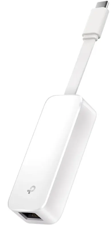 Placa de retea TP-LINK UE300C, Type-C la RJ45 Gigabit Ethernet (Alb)