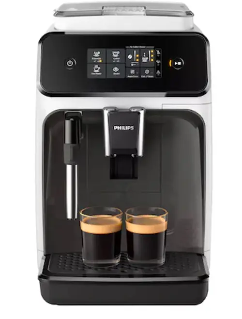 Espressor automat Philips EP1223/00 Seria 1200, 1500 W, 15 Bar (Alb/Negru)