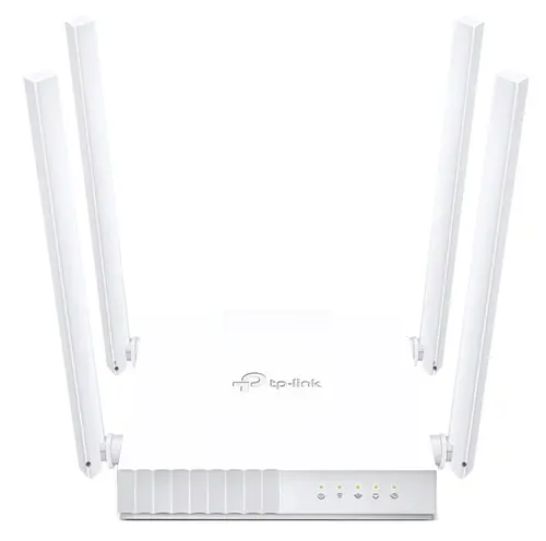 Router Wireless TP-Link Archer C24, Dual Band, 750 Mbps, 4 Antene externe (Alb)