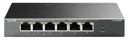 Switch Tp-Link TL-SF1006P, 6 Porturi, PoE+