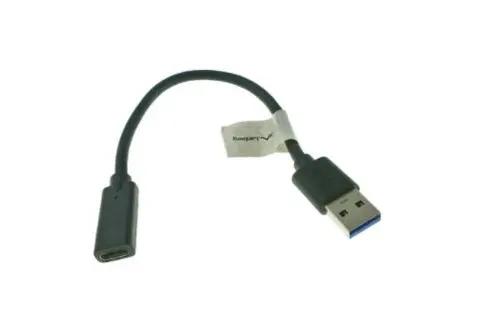 Cablu Lanberg OTG AD-UC-UA-03, USB Tip-C - USB 3.1, 15 cm (Negru)