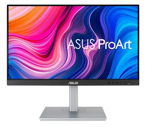 Monitor IPS LED ASUS ProArt 23.8inch PA247CV, Full HD (1920 x 1080), HDMI, DisplayPort, Boxe, Pivot, 75 Hz (Negru/Argintiu)