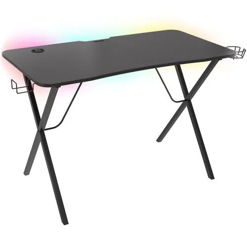 Birou Gaming Genesis Holm 200 RGB (Negru)