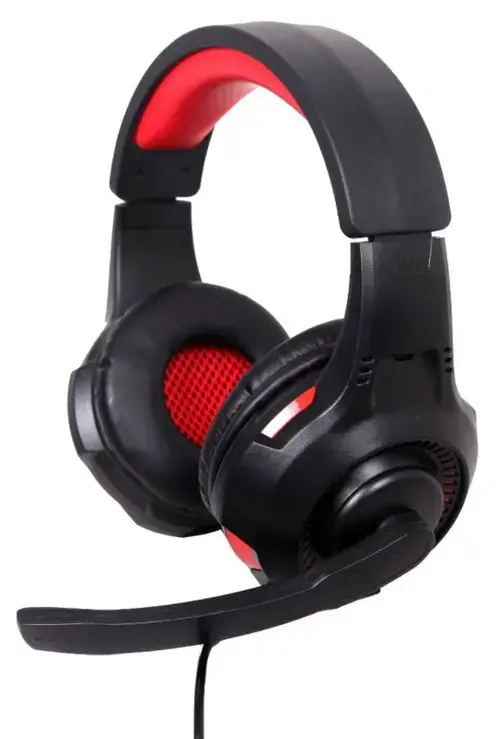 Casti Gaming Gembird GHS-U-5.1-01, USB, Microfon (Negru/Rosu)