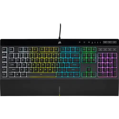 Tastatura Gaming Corsair K55 RGB PRO, iluminare RGB, USB (Negru)