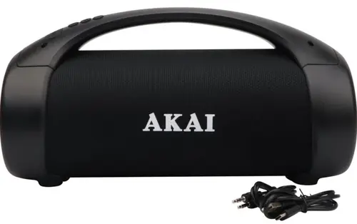 Boxa Portabila Akai ABTS-55, Bluetooth, rezistent la apa, USB si Aux-In, 50 W, usb c (Negru)