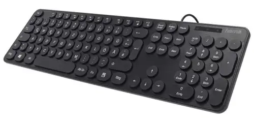 Tastatura Hama KC-500, USB, layout RO (Negru)