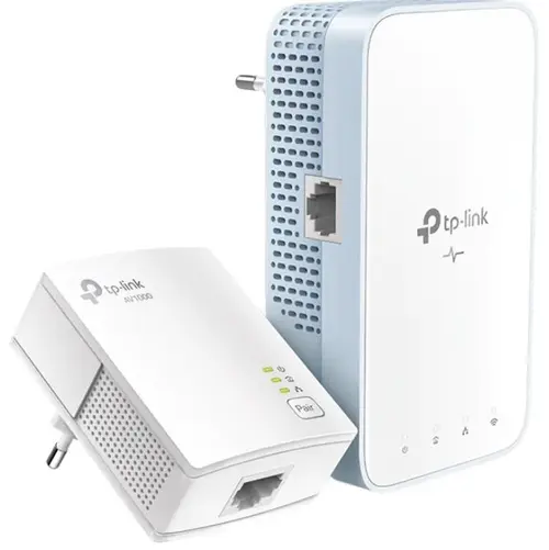 Kit Adaptoare PowerLine TP-LINK AV1000 Wi-Fi TL-WPA7517 KIT, 1000Mbps (Alb)
