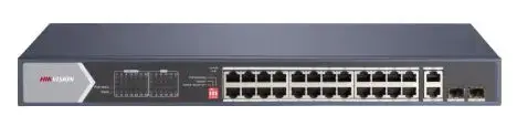 Switch Hikvision DS-3E0528HP-E, Gigabit, 28 Porturi