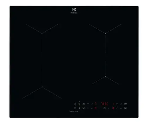 Plita incorporabila Electrolux LIL61434C, Inductie, 4 Zone de gatit, Booster, Conectivitate hota, 60 cm (Negru)