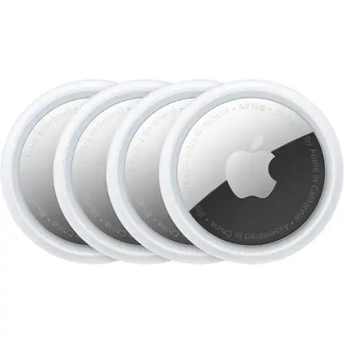 Dispozitiv De Localizare APPLE AirTag , Bluetooth, Waterproof IP67, Pack 4 (Argintiu)