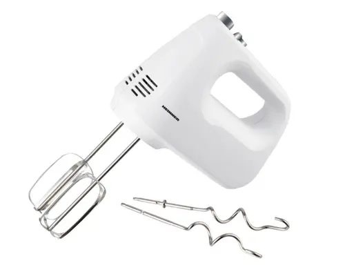 Mixer de mana Heinner White Blossom HM-250WHSL, 250 W, 6 Viteze + Turbo (Alb)