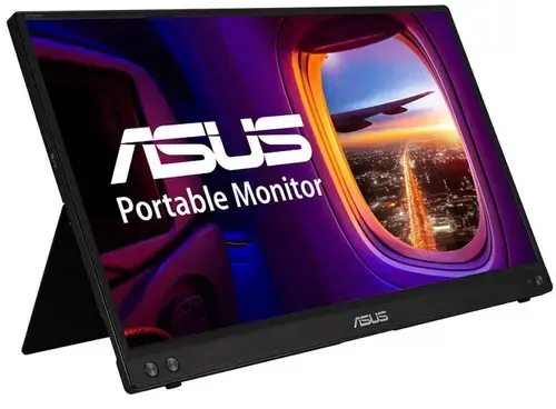 Monitor Portabil IPS LED ASUS 15.6inch MB16ACV, Full HD (1920 x 1080), USB Type-C (Negru)