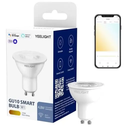 Bec Smart Yeelight LED GU10 Bulb W1, 4.8 W, 350 lm, IP20 (Alb)