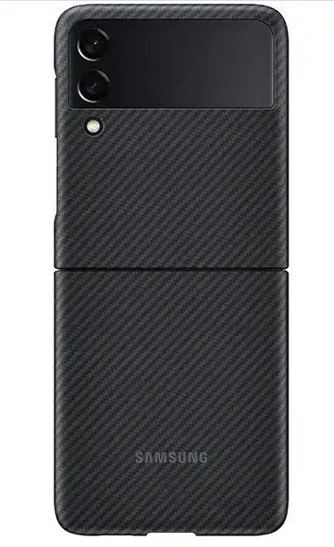 Protectie spate Samsung EF-XF711SBEGWW pentru Samsung Galaxy Z Flip 3 5G (Negru)