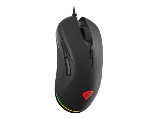 Mouse Gaming Genesis Krypton 200, iluminare RGB, USB (Negru)