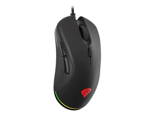 Mouse Gaming Genesis Krypton 200, iluminare RGB, USB (Negru)