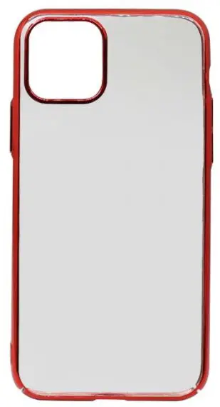 Protectie Spate Just Must Decor JMDCIP11RD pentru Apple iPhone 11 Pro (Transparent/Rosu)