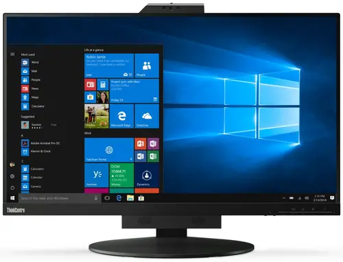 Monitor IPS LED Lenovo Monitor ThinkCentre Tiny In One 27 27inch, QHD (2560 x 1440), HDMI, DisplayPort (Negru)