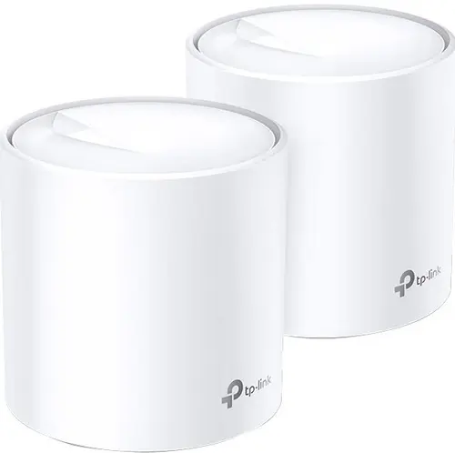 Router Wireless Mesh TP-Link Deco X60, Gigabit, Dual Band, 3000 Mbps, 2 Pack (Alb)