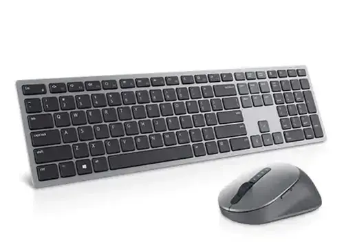 Kit Tastatura si Mouse wireless Dell Premier KM7321W, Layout US Intl (Gri)
