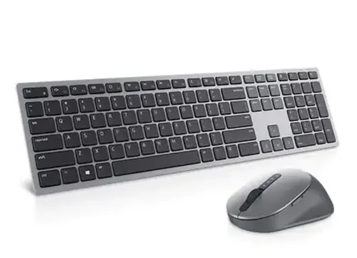 Kit Tastatura si Mouse wireless Dell Premier KM7321W, Layout US Intl (Gri)