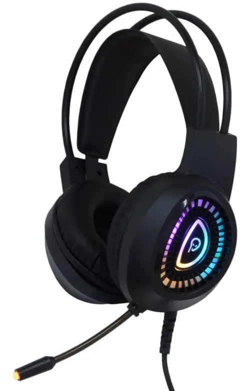 CASTI Gaming Spacer SPGH-PHANTOM, Microfon, Iluminare RGB (Negru)