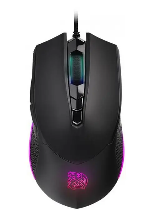 Mouse Gaming Thermaltake eSPORTS Iris M50, iluminare RGB, USB (Negru)
