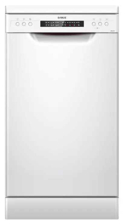 Masina de spalat vase incorporabila Samus SDW46.6, 9 Seturi, 6 Programe, Clasa E (Alb)