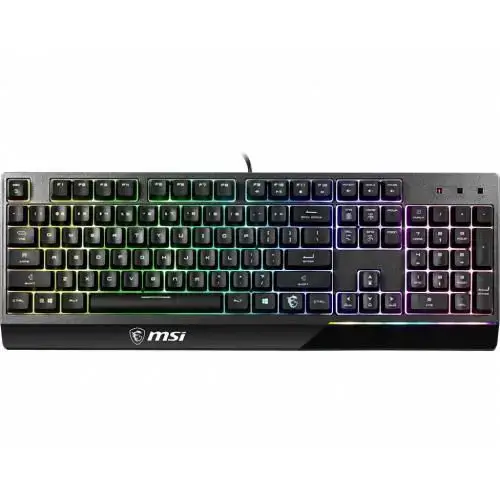 Tastatura Gaming MSI VIGOR GK30, iluminare RGB, USB (Negru)