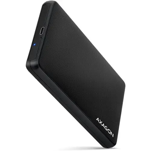 Rack HDD/SSD AXAGON EE25-SLC, USB-C 3.2 Gen1, SATA 6G 2.5inch, SLIDE box (Negru)