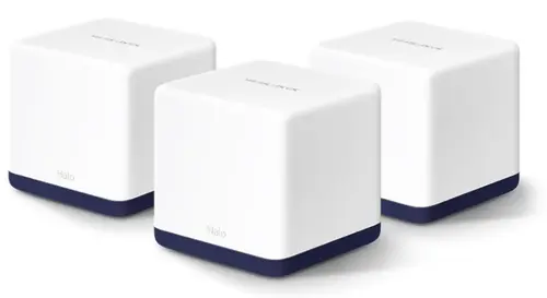 System Mesh Wi-Fi Mercusys Halo H50G(3-pack), AC1900, Gigabit, Dual Band (Alb)