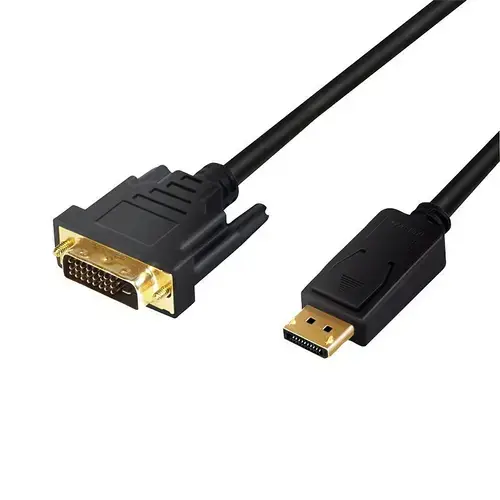 Cablu LOGILINK CV0132, DisplayPort - DVI-D DL, 3m, conectori auriti, Full HD/60Hz (Negru)