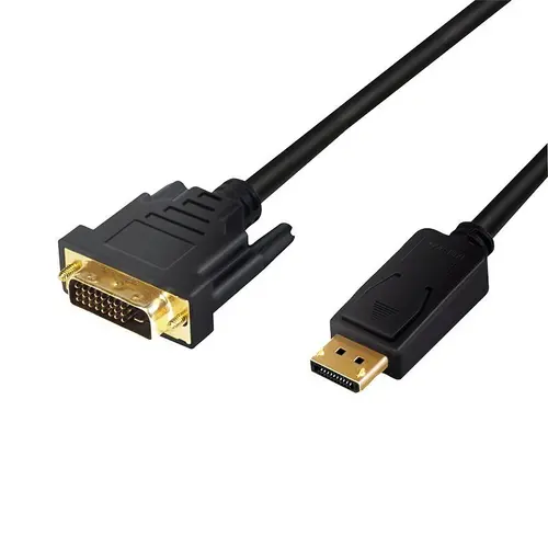 Cablu LOGILINK CV0132, DisplayPort - DVI-D DL, 3m, conectori auriti, Full HD/60Hz (Negru)