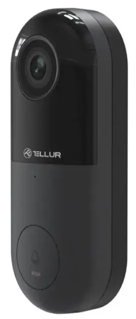 Video interfon WiFi Tellur TLL331251, Full HD (Negru)