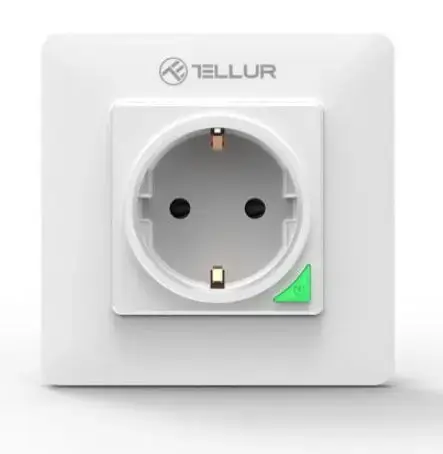 Priza de perete Inteligenta Tellur TLL331321, WiFi, 3000W, 16A (Alb)