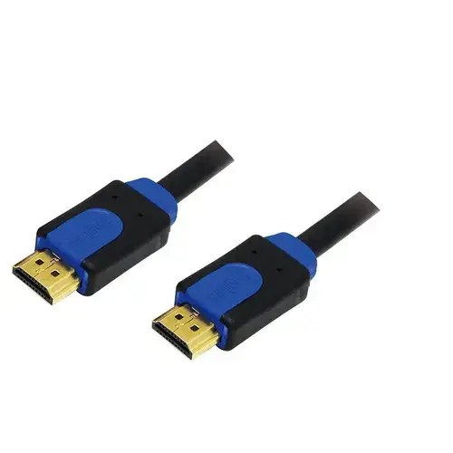 Cablu LOGILINK CH0062, HDMI - HDMI, 2m, conectori auriti, 4K/60Hz (Negru)