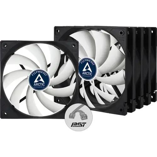 Set 5 ventilatoare Arctic F12, 5x120mm