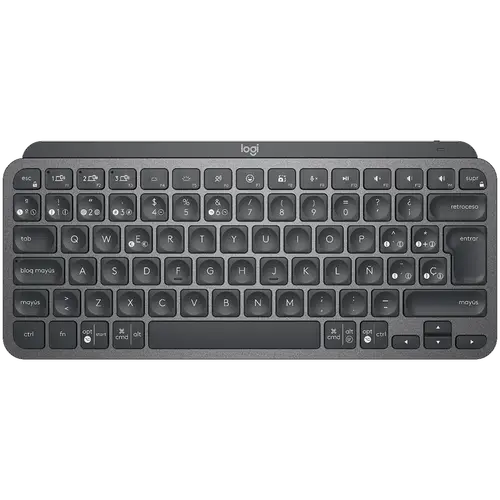 Tastatura Wireless LOGITECH MX Keys Mini Minimalist, Illuminata (Negru)