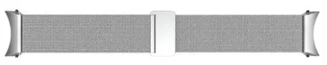 Curea de schimb Samsung Milanese GP-TYR870SAASW pentru Samsung Galaxy Watch 4, M/L (Argintiu)