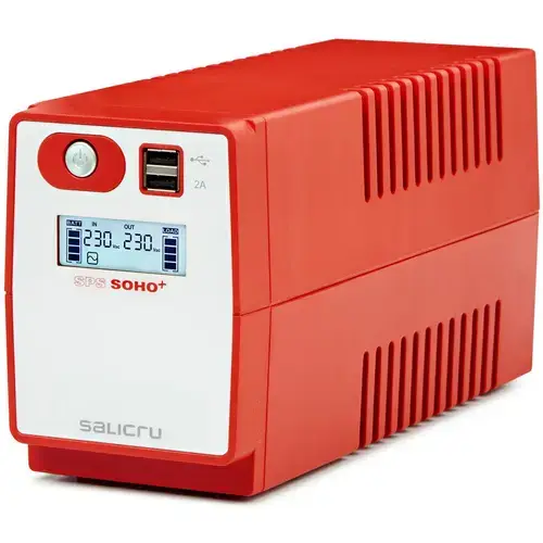 UPS Salicru SPS SOHO+, 650VA, 230V, 360W, 2xShuko, USB