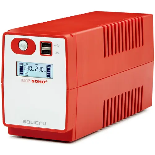 UPS Salicru SPS SOHO+, 650VA, 230V, 360W, 2xShuko, USB