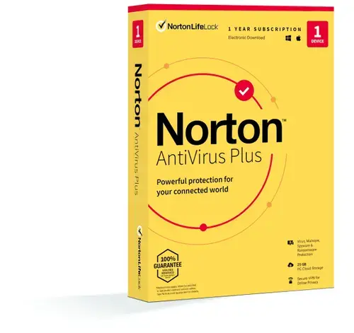 Antivirus Norton Plus, Backup 2GB, 1 User, 1 PC, 1An