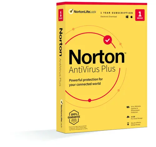 Antivirus Norton Plus, Backup 2GB, 1 User, 1 PC, 1An